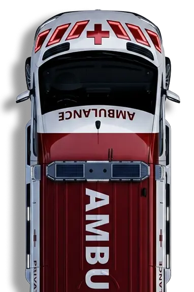 Dacttra ambulance for the emergency home care service